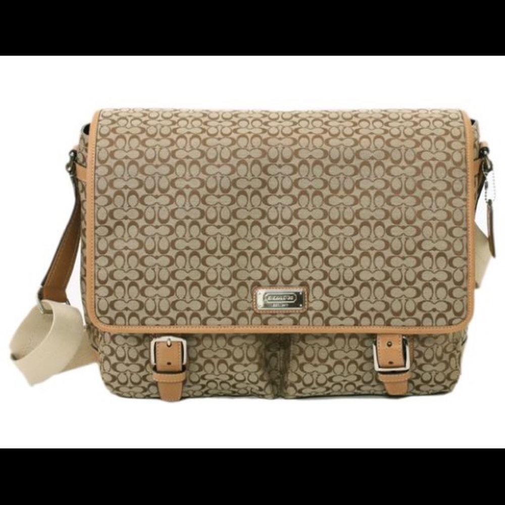 Coach Signature Messenger Bag
